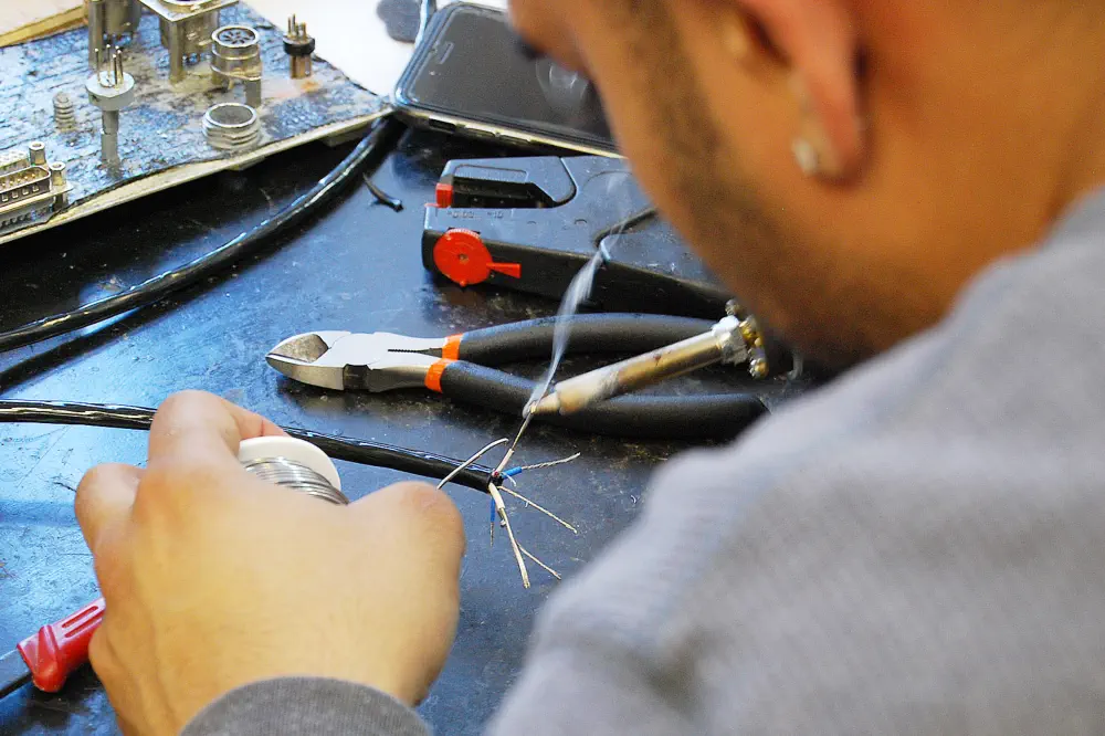 Factory Manufacturing AV Components